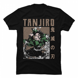 tanjiro without a shirt